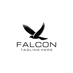 Falcon logo design creative idea inspiration