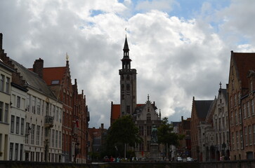 Fototapeta premium Brugge, old town hall.