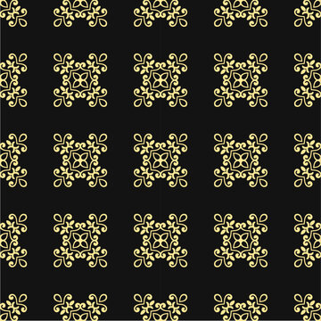 royal gold seamless pattern