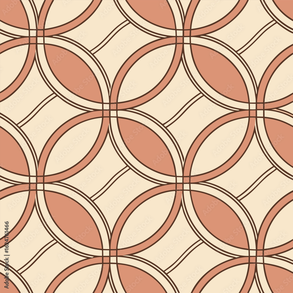 Poster a sophisticated geometric pattern featuring raised circular elements with a modern abstract aestheti