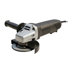 Electric angle grinder power tool isolated