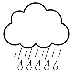 Rainy Cloud Icon