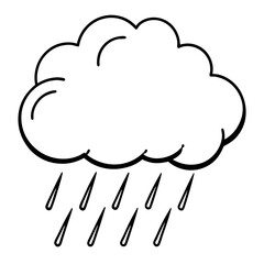 Rainy Cloud Icon