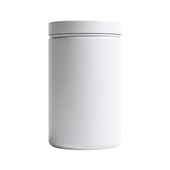 Blank white jar for product mock-up