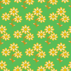 seamless floral pattern vector