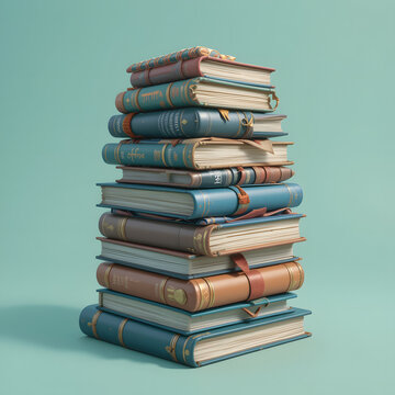 3D Pile of Book