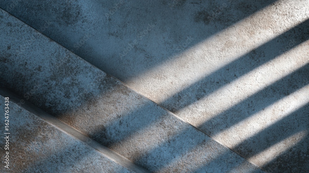 Poster abstract texture with shadows and light on concrete surface