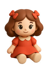 Adorable 3D Doll high quality realistic image