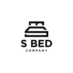  Bed  logo design creative idea inspiration