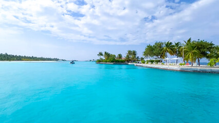 tropical resort pool