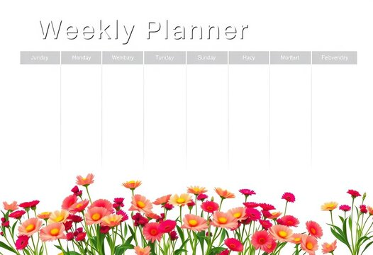 Modern weekly planner & to-do list template Clean vector design,  clean,  journal