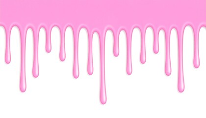 Dripping Pink Liquid Seamless Pattern Design
