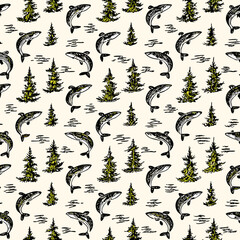 seamless floral background