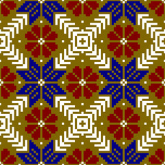 Abstract ethnic geometric pattern design for background or Wallpaper.