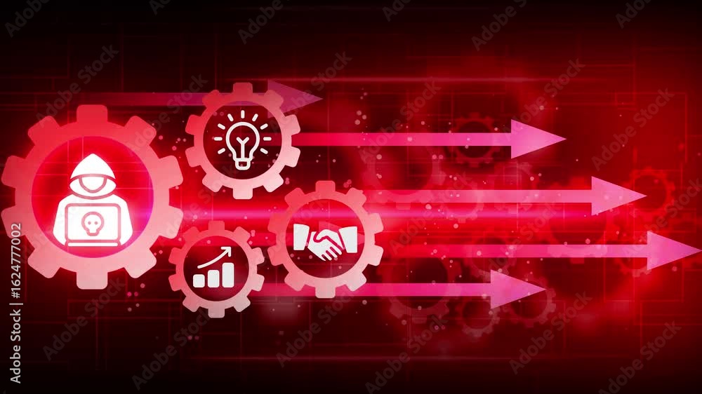 Poster cyber attack, computer protection, safety and internet security. dark web or dark net fraud. cryptoc