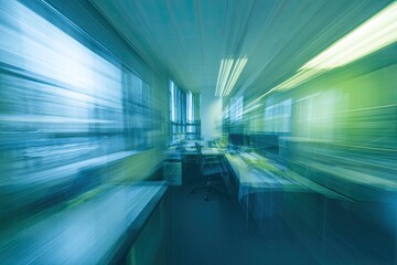 Blurred office interior