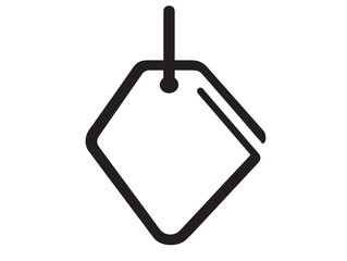 Simple price tag icon in clean vector format