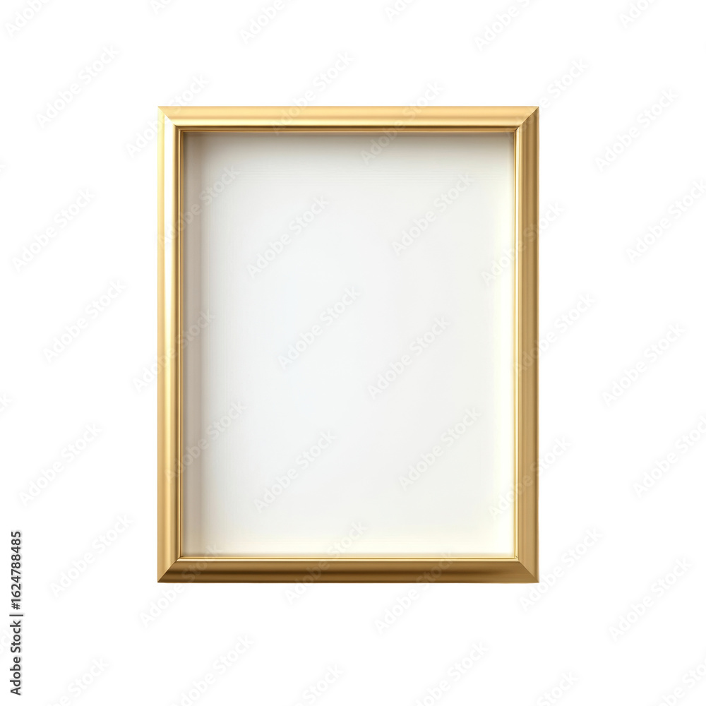 Aufkleber elegant golden frame with sophisticated edges displayed against a minimalistic composition