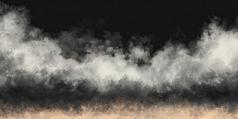 Abstract smoky cloudscape
