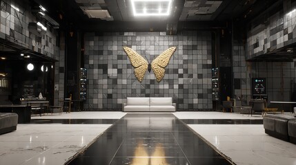 Evoking an Ambiance of Empty Warehouse with Dramatic Lighting