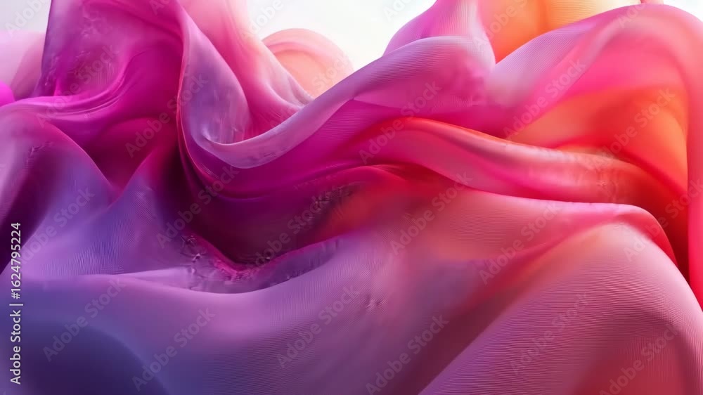Poster vivid abstract fluid art with flowing colorful textures and dynamic shapes