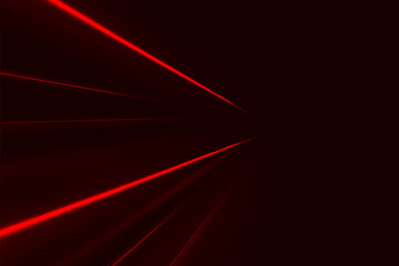 Light speed motion effect. Red color spiral glow effect. Magic shiny line sparkles and sequins