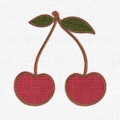 Delicate Cherry Stitchwork