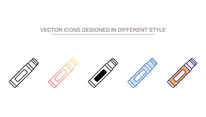 Chewing Gum icon design with white background stock illustration