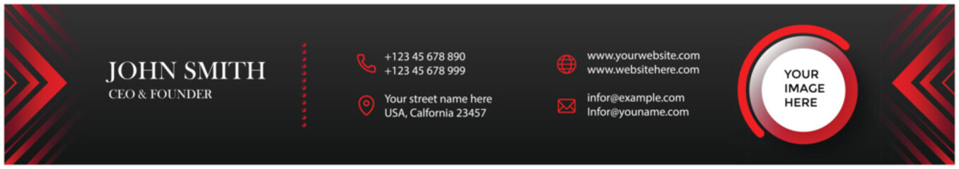Stylish business card for john smith, designer, showcasing contact and professional details