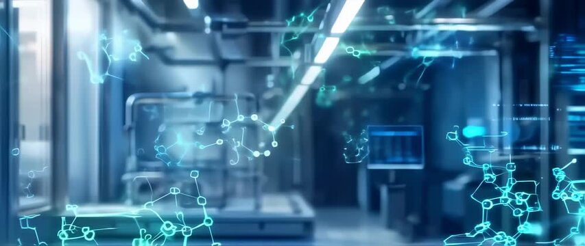 Technological facility interior design