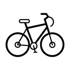 Fototapeta premium Bicycle on Road – Outdoor Travel and Exercise