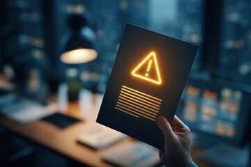Cybersecurity warning alert data breach risk notification
