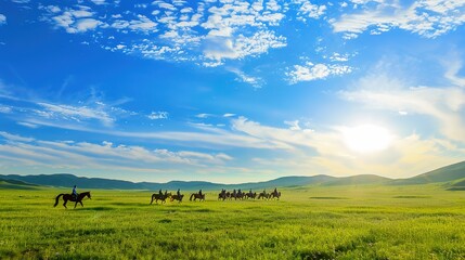 A Visual Feast: New Year Decorations Adorn the Grassland Horseback Riding Scenery in Stunning Images
Against the vast, rolling grasslands, where riders gallop freely on horseback under the open sky, v