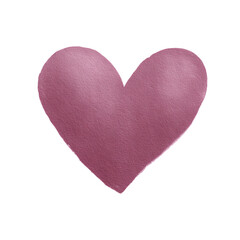 Fototapeta premium Heart made of pink paint