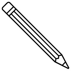 Minimal Pencil Line Art Illustration