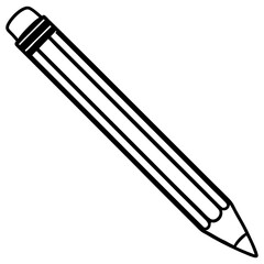 Minimal Pencil Line Art Illustration