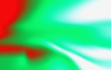 Red green and white abstract wave texture, modern grainy gradient digital background art