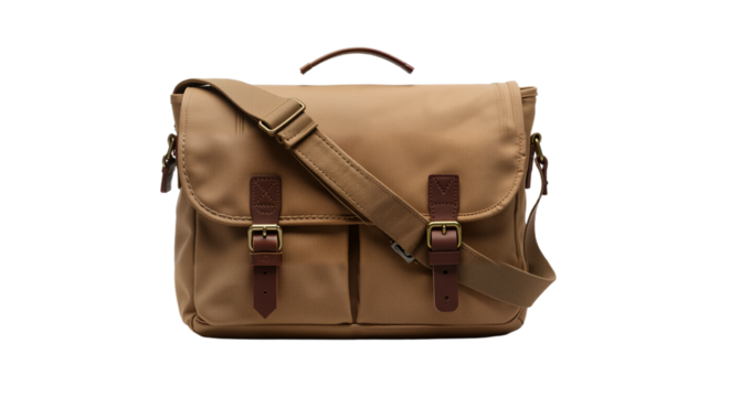 Canvas Bag with Leather Accents – Timeless, Durable, and Stylish