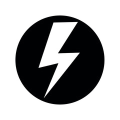 Quick Buy Lightning Button Icon Vector Illustration
