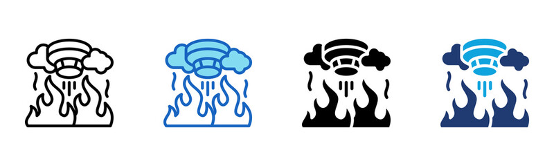 Detector icon Multi Style Vector Illustration