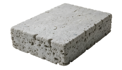 Rough Grey Concrete Block - Industrial Building Material Texture for Construction & Design
