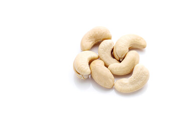 cashew nut isolated on white