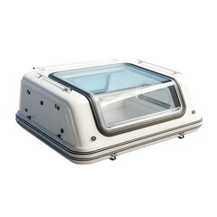 Rooftop skylight window for camper, isolated on a white background --v 7.0