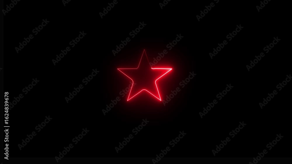 Poster one star rating icon animated video ,animation video isolated .stars icon showing customer satisfact