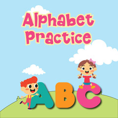Alphabet practice page 01