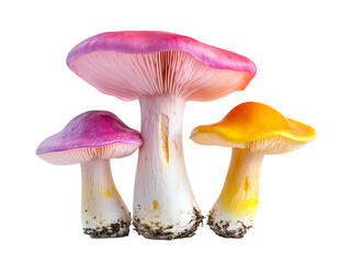 colorful mushroom with pink