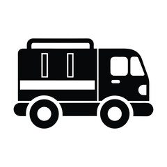 Fototapeta premium Fire Truck Vector – Emergency Vehicle Illustration