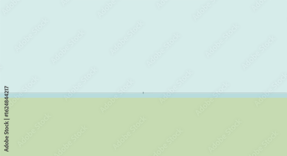Poster blank minimalist landscape with two tones backgrounds for web and print design