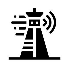 Craft a detailed silhouette of a Smart City Infrastructure