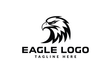 eagle head logo icon vector illustration	